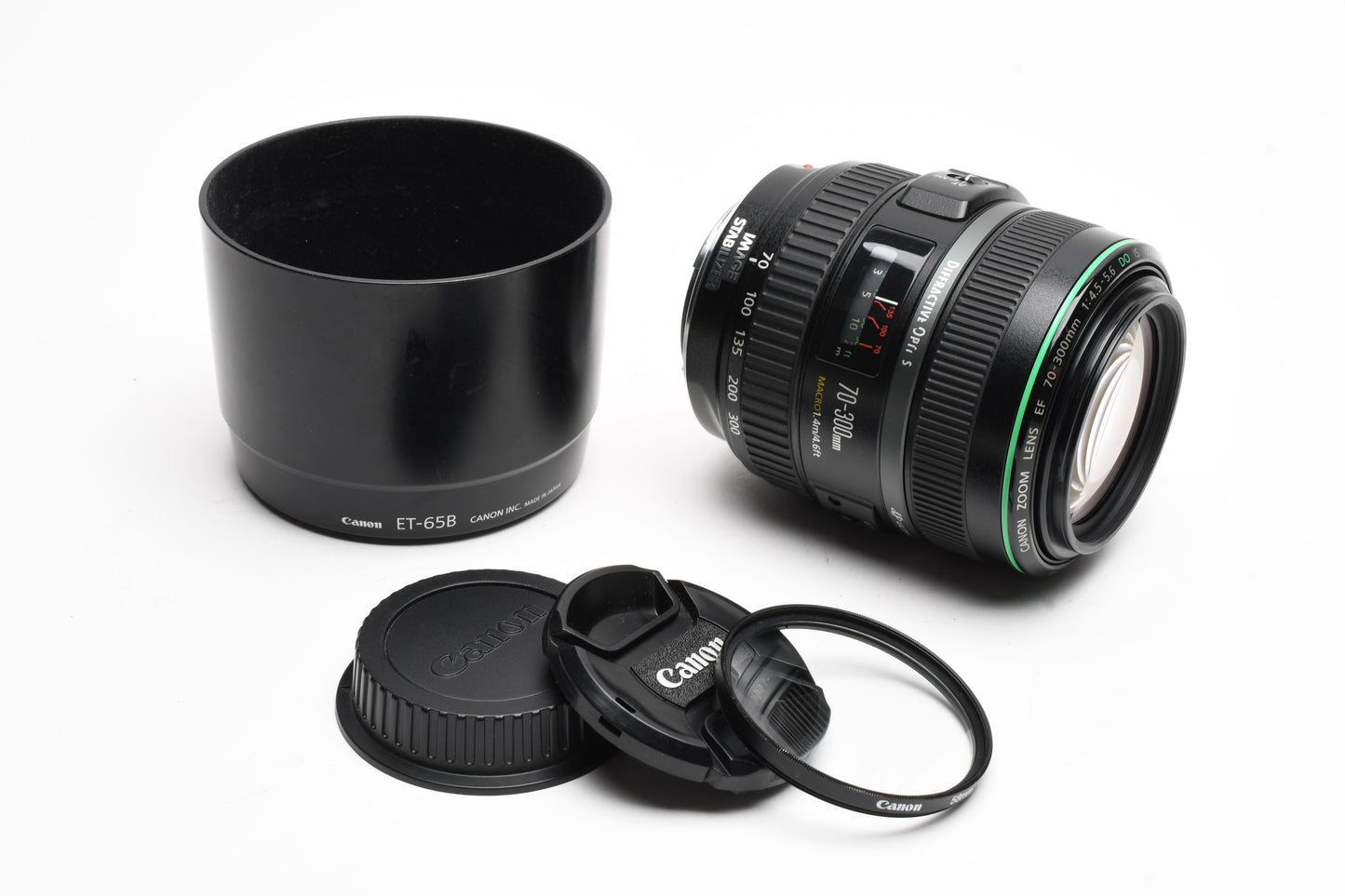Canon EF 70-300mm f4.5-5.6 DO IS USM Zoom +UV+Hood, Great!