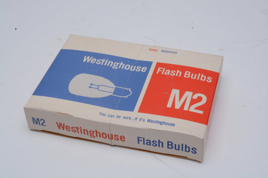 Bundle of 12 Westinghouse M2 Flash bulbs in original box