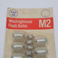 Bundle of 12 Westinghouse M2 Flash bulbs in blister pack