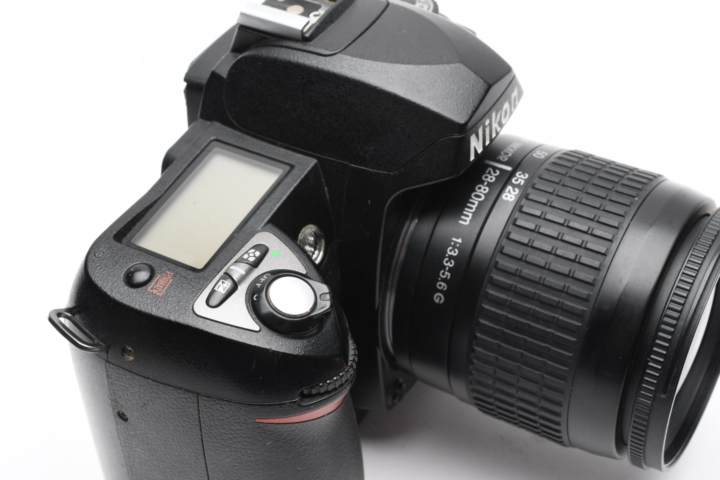 Nikon D70 DSLR w/28-80mm f3.3-5.6G, batt, charger, strap, CF, 32K Acts