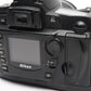 Nikon D70 DSLR w/28-80mm f3.3-5.6G, batt, charger, strap, CF, 32K Acts