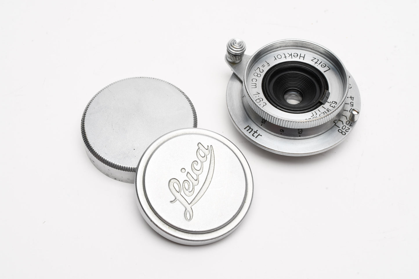 Leica Leitz Hektor 2.8cm f6.3 Lens, Caps, Made in Germany