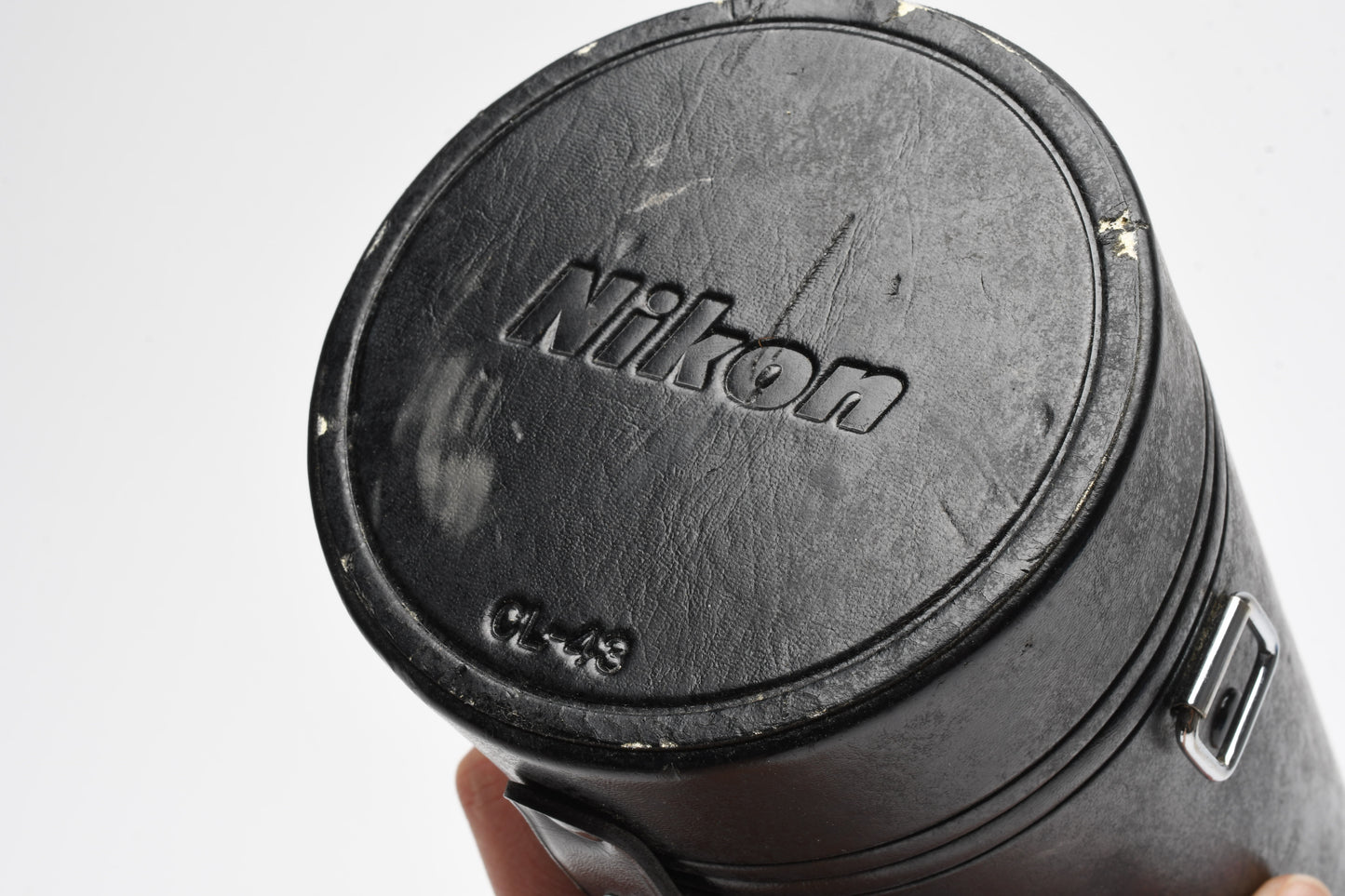 Nikon CL-43 hard lens case, 9.5" x4.5" - Good