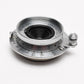 Leica Leitz Hektor 2.8cm f6.3 Lens, Caps, Made in Germany