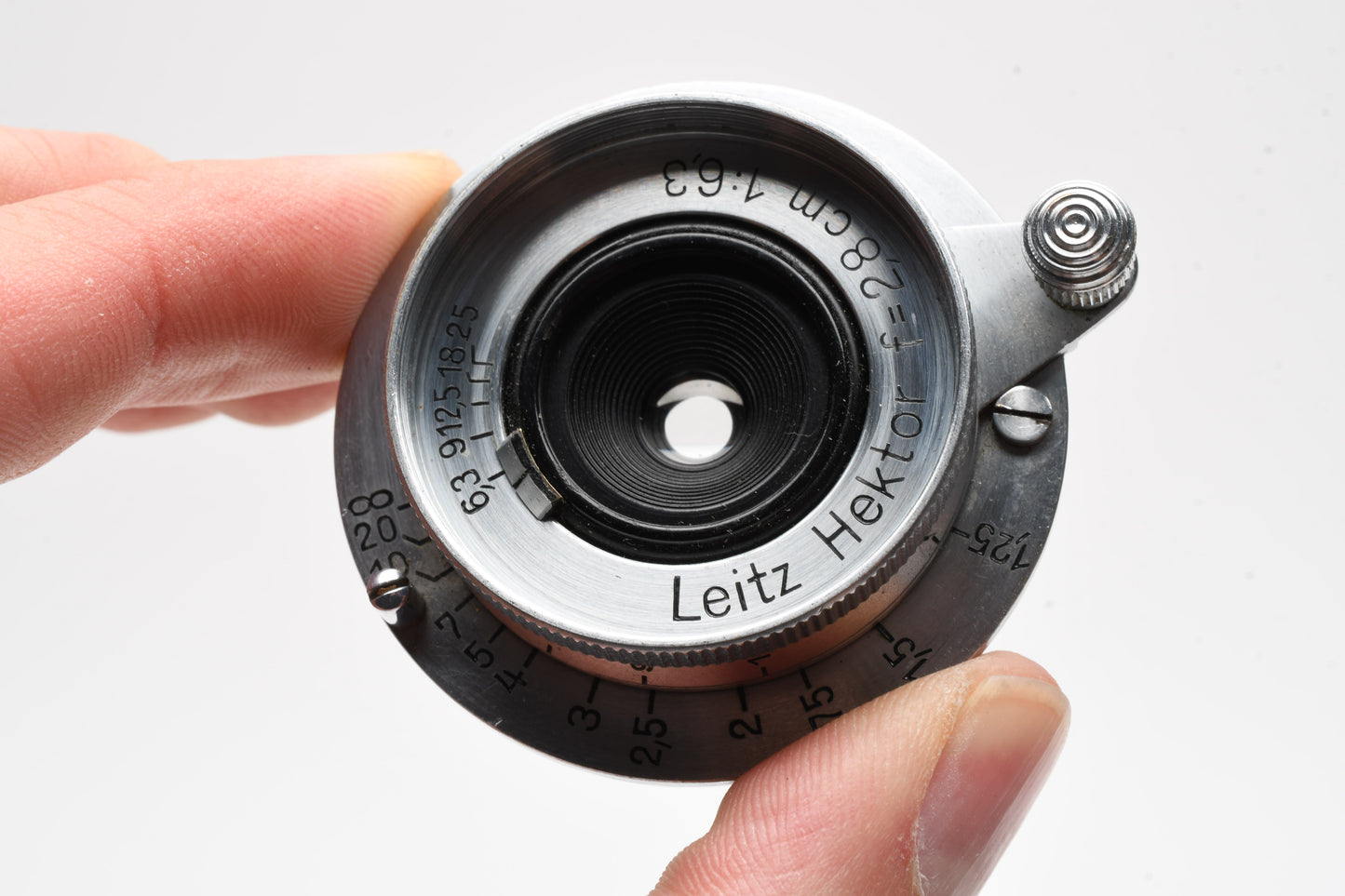 Leica Leitz Hektor 2.8cm f6.3 Lens, Caps, Made in Germany