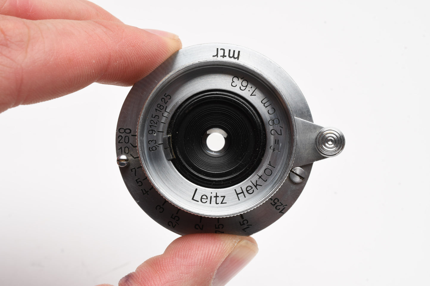 Leica Leitz Hektor 2.8cm f6.3 Lens, Caps, Made in Germany