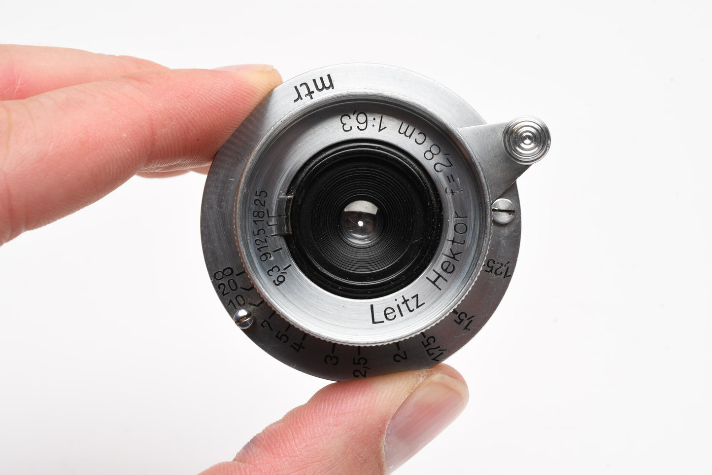 Leica Leitz Hektor 2.8cm f6.3 Lens, Caps, Made in Germany