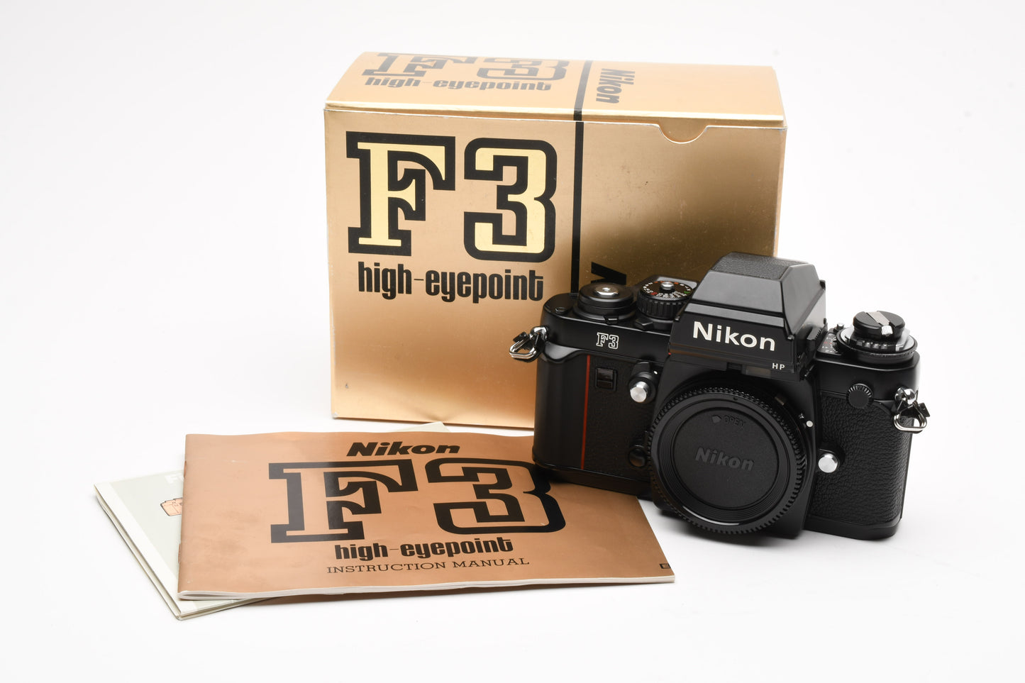 Nikon F3 HP 35mm SLR Body, tested, accurate, Mint- Boxed