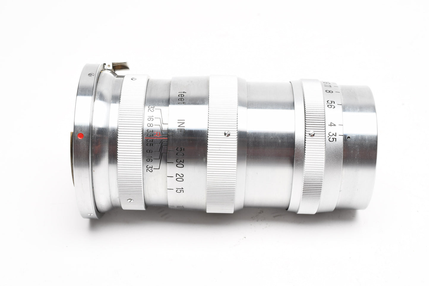 Nippon Kogaku Tokyo Nikkor-Q C 13.5cm f3.5 for Contax RF Mount, Hood+Caps