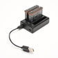 2X Insta360 X3 batteries + Triple charger, Great!