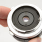 Olympus E. Zuiko 25mm F4 Auto W Pen Series lens, caps, sky 1A, case, clean