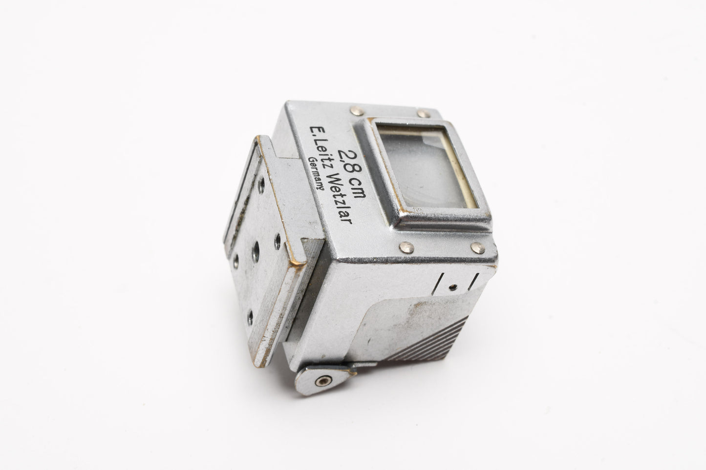Leica Leitz SUOOQ finder for Hektor 2.8cm f6.3, cracked glass, still good!