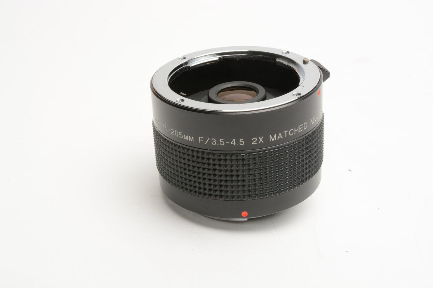 Vivitar Matched 2X Converter MC 75-205mm f3.5-4.5  in case for PK Mount
