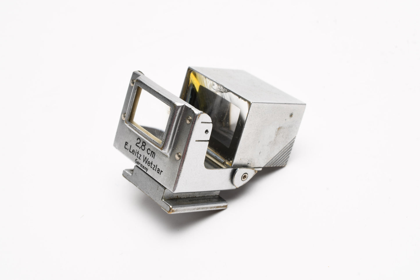 Leica Leitz SUOOQ finder for Hektor 2.8cm f6.3, cracked glass, still good!