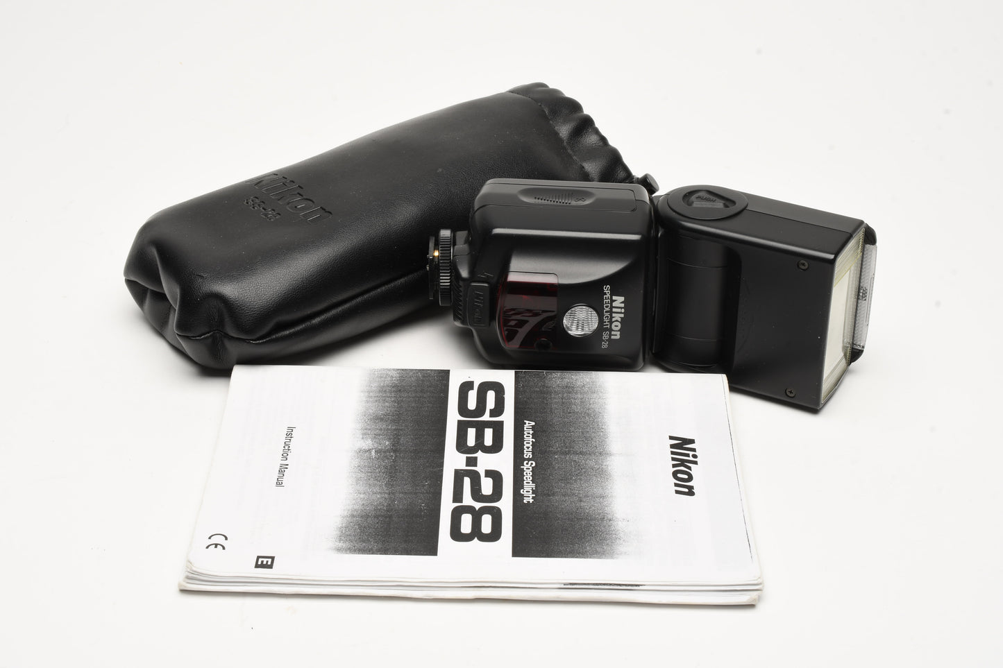 Nikon SB-28 Speedlight flash, Tested, works great, w/pouch, manual, Clean