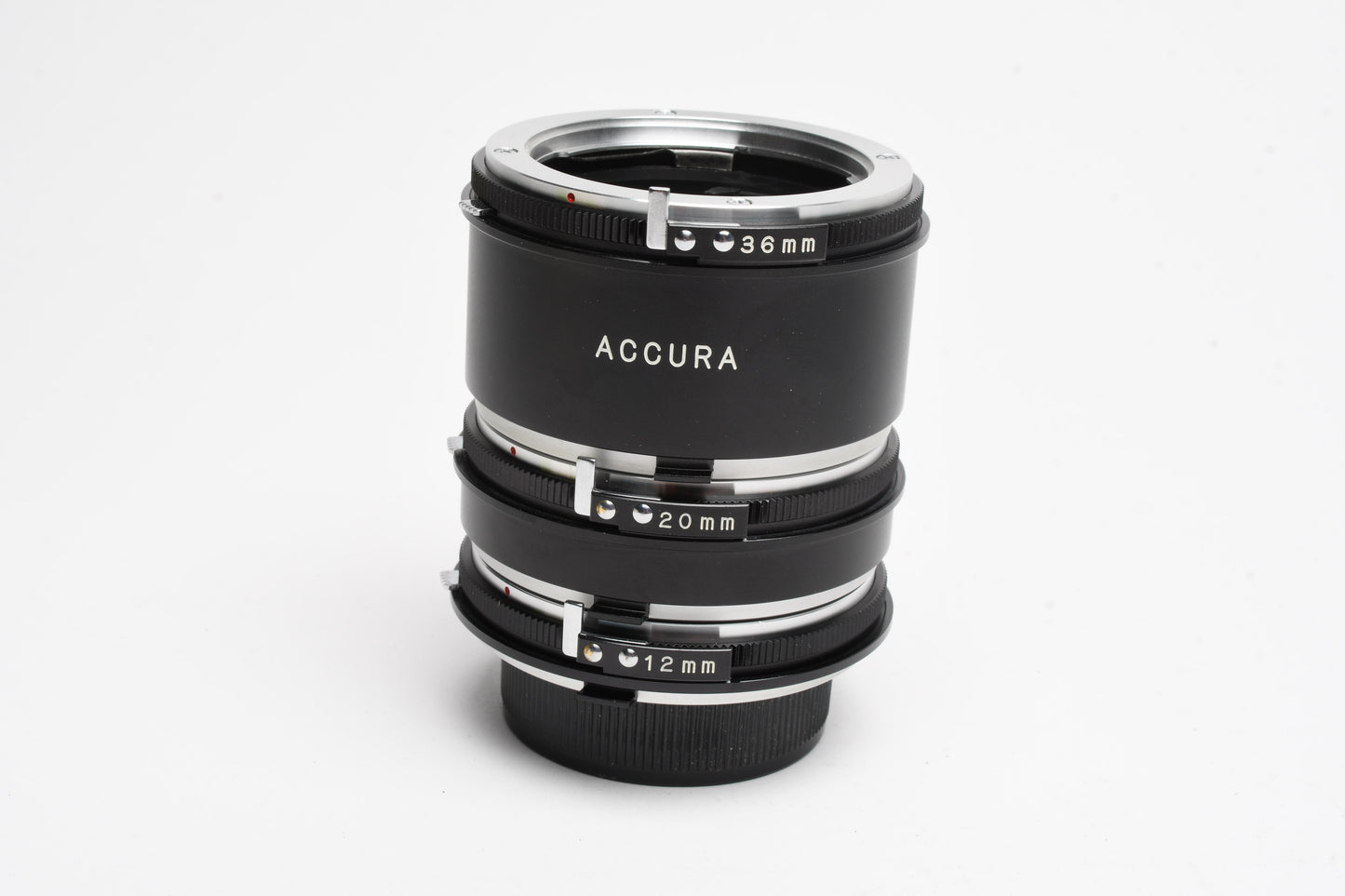 Accura Minolta MD Auto extension tubes set 12, 20, 36mm set