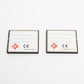 2x 32MB CF Compact Flash Cards in Dual Case, Formatted, Clean