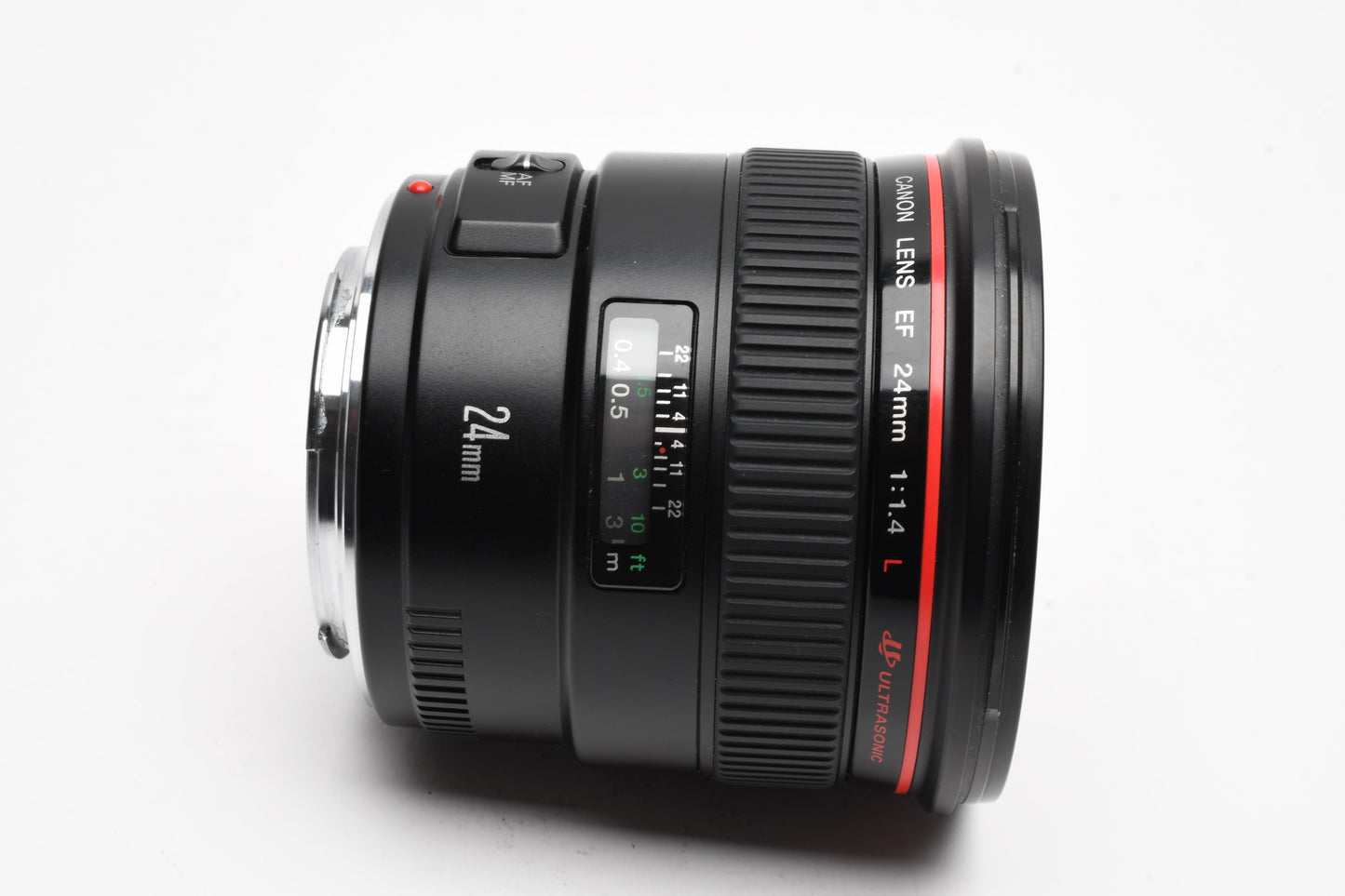 Canon EF 24mm f1.4L USM Wide lens, Mint-, w/B+W UV and hood
