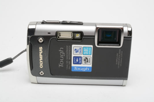 Olympus Tough TG-610 14MP digital Point&Shoot camera (Black), Tested, Nice!