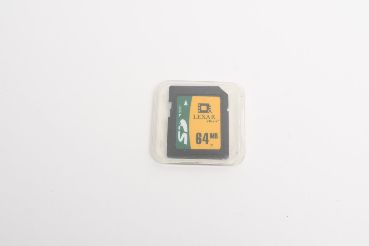 64MB Lexar Media SD Card Secure Digital w/ Jewel Case, Formatted
