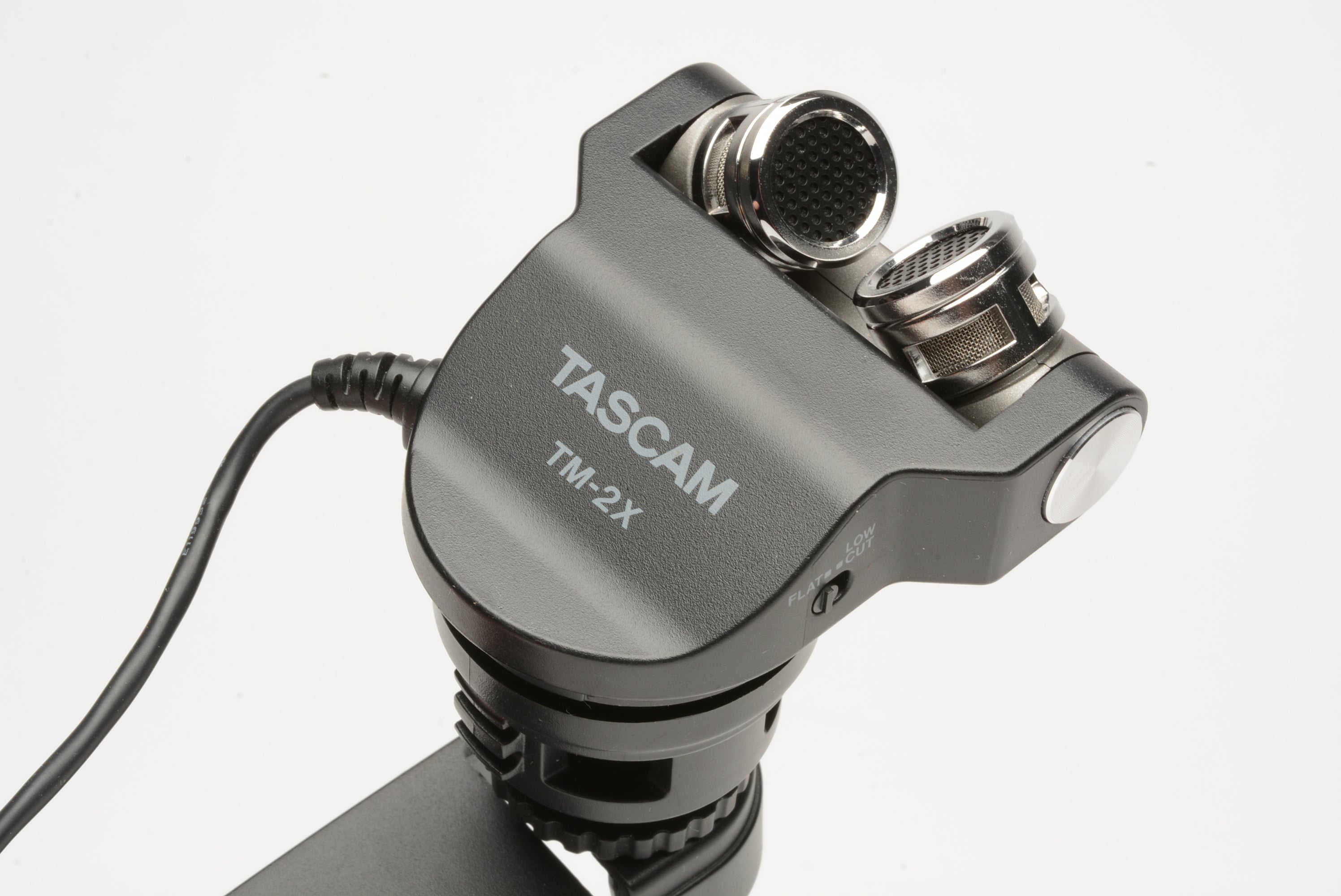 Tascam TM-2X - Stereo Cardioid Mic w/dead cat, nice & clean