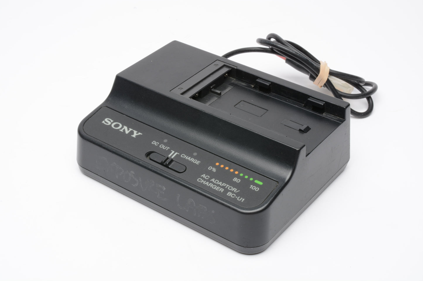 Sony BC-U1 Battery charger, Tested, Genuine, Clean, Modified AC