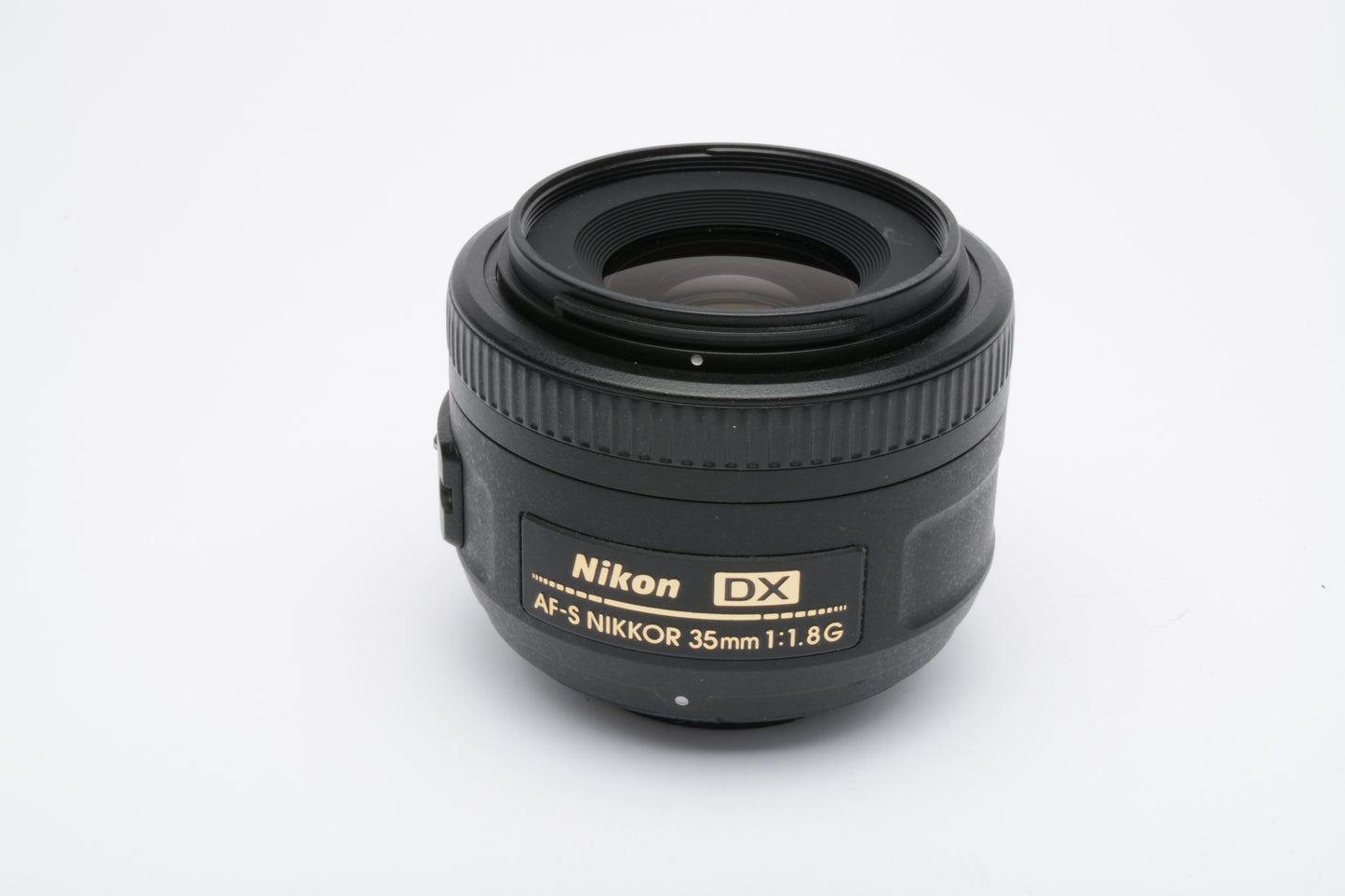 Nikon AF-S Nikkor 35mm f1.8G DX lens, caps, very clean