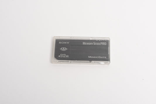 Sony 512MB Memory Stick Pro Card MagicGate w/ Jewel Case, Formatted