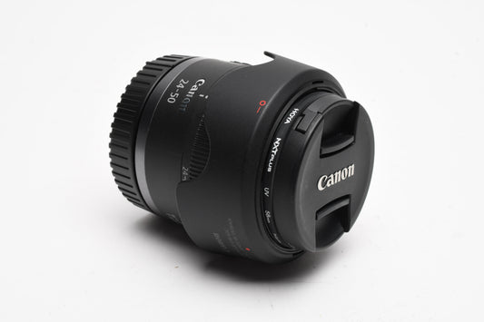 Canon RF 24-50mm f4.5-6.3 IS STM Compact zoom, Hood+UV, Good!