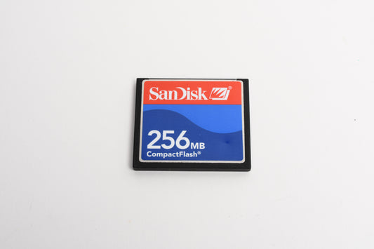 SanDisk 256MB CF Compact Flash Card, Formatted, Clean
