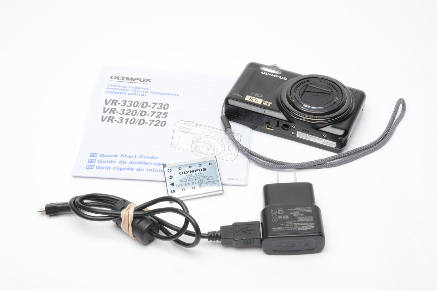 Olympus VR310 14MP 10X Superwide Digital Point&Shoot camera, Nice & Clean