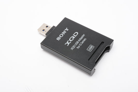 Sony XQD-USB adapter for G series, tested, great (No cap)