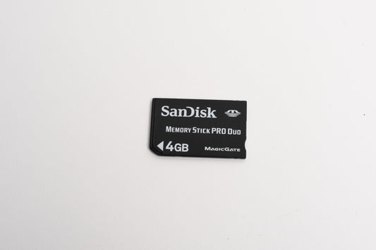 SanDisk 4GB Memory Stick Pro Duo Card MagicGate, Formatted