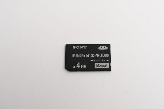 Sony 4GB Memory Stick Pro Duo Card Mark 2 MagicGate, Formatted