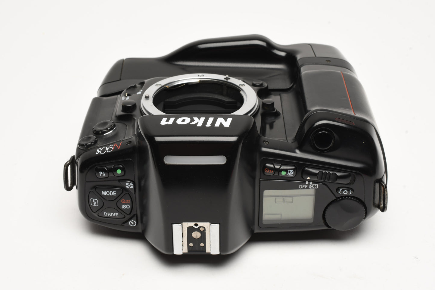 Nikon N90s 35mm SLR Body +MF-26 back, MB-10 Grip, Great, Tested