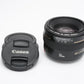 Canon EF 50mm f1.4 USM lens, caps, nice & clean, very sharp!