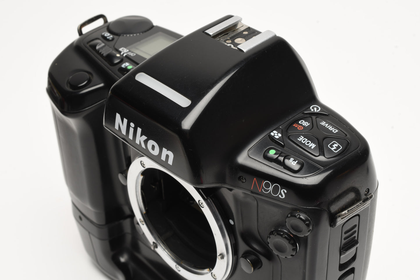 Nikon N90s 35mm SLR Body +MF-26 back, MB-10 Grip, Great, Tested