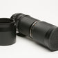 Tamron 95-205mm f5.6 Zoom lens M42 Mount, caps, lens hood, clean, tested