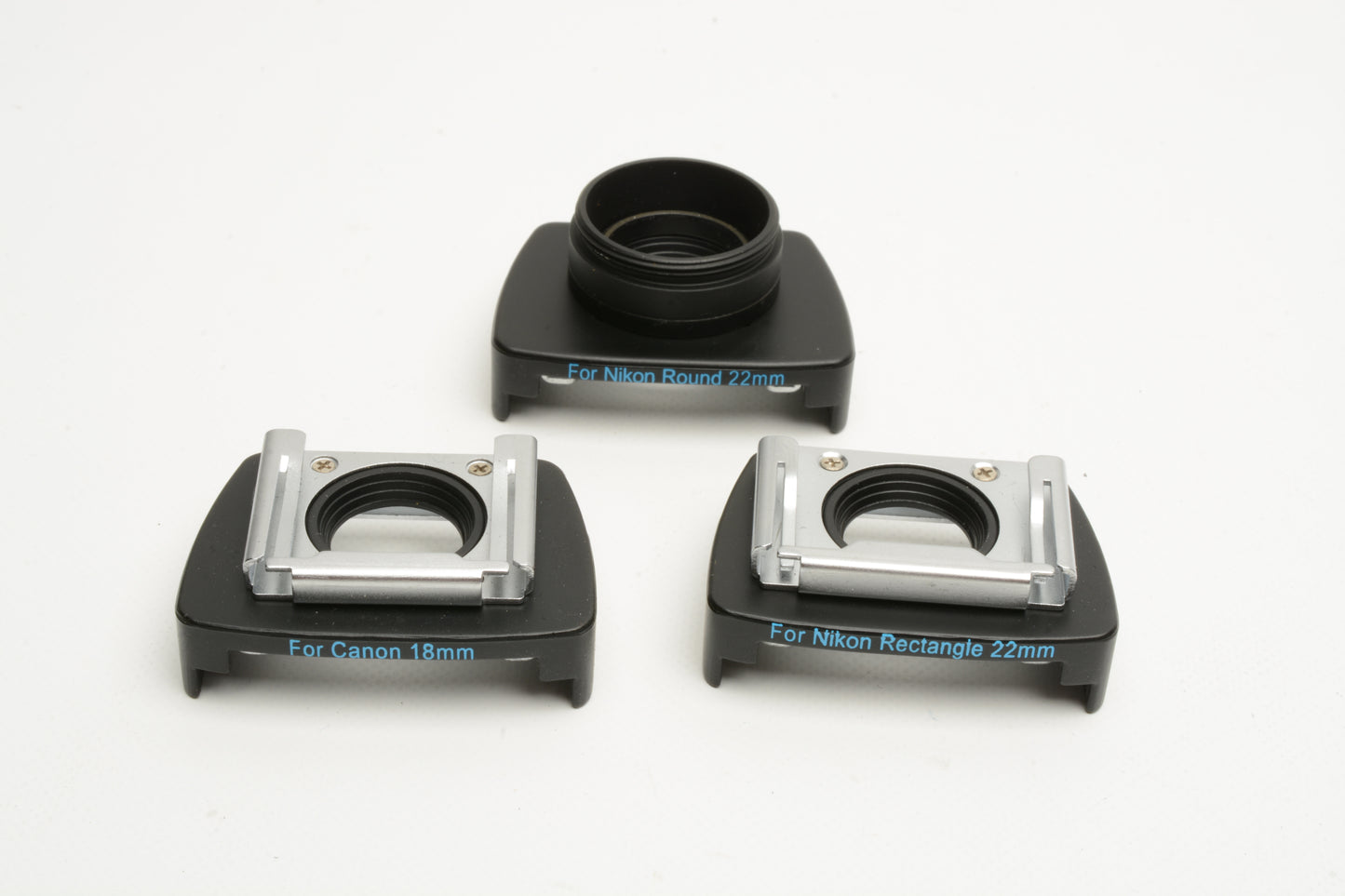 Hoodman H-RAV Right Angle Finder Viewer + 5X Adapters, case, Mint-