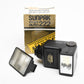 Sunpak Auto 222 Thyristor compact flash w/Diffuser, very clean, Tested