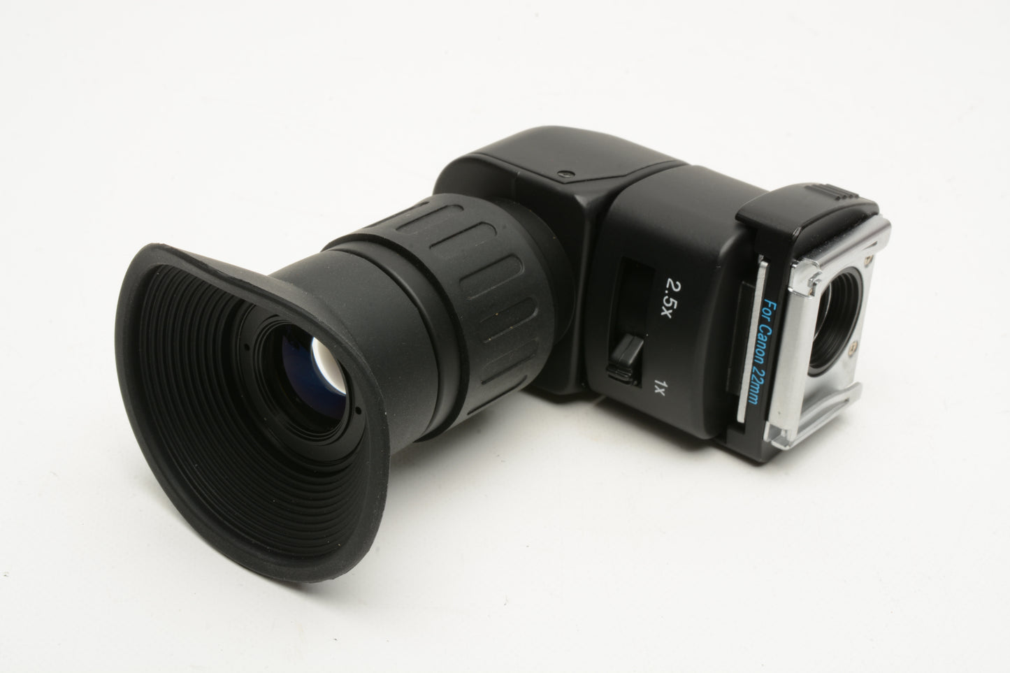 Hoodman H-RAV Right Angle Finder Viewer + 5X Adapters, case, Mint-