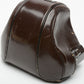 Nikon F Eveready hard leather camera carrying case (Brown)