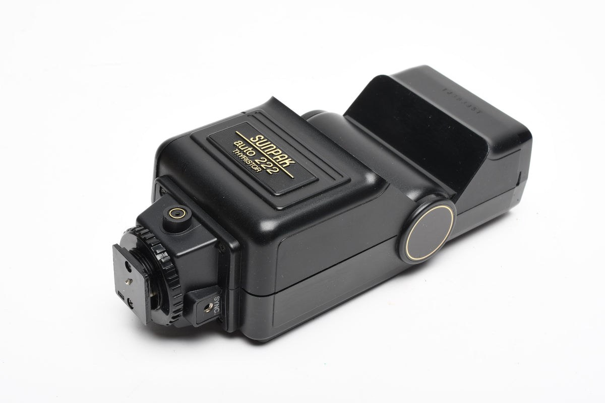Sunpak Auto 222 Thyristor compact flash w/Diffuser, very clean, Tested