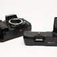 Nikon N90s 35mm SLR Body +MF-26 back, MB-10 Grip, Great, Tested