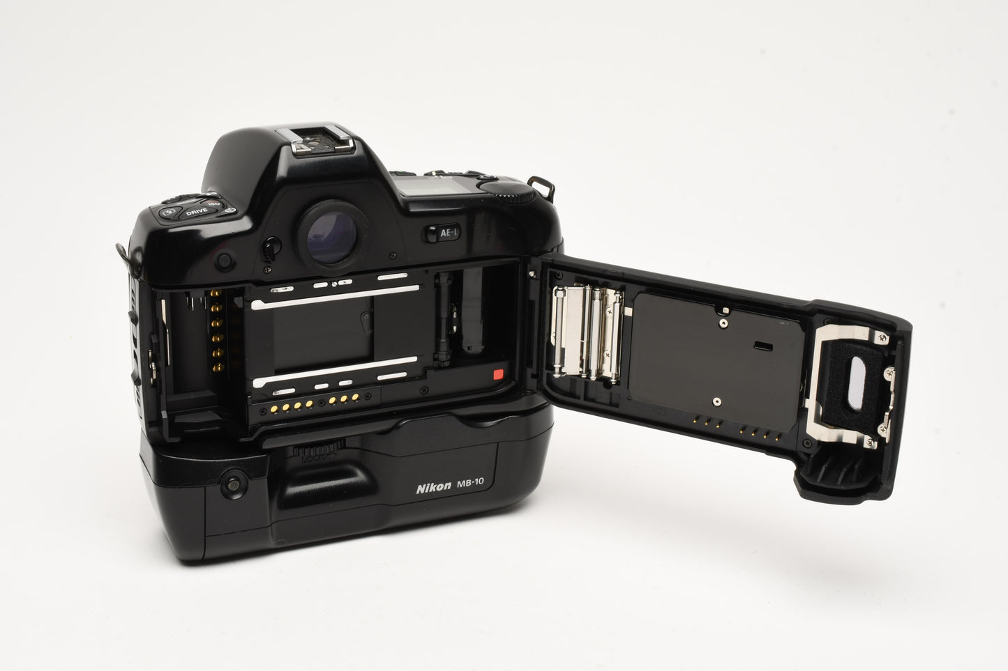 Nikon N90s 35mm SLR Body +MF-26 back, MB-10 Grip, Great, Tested