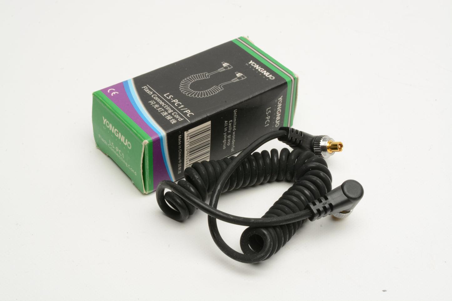 Yongnuo LS-PC1 coiled flash connecting cord, NIB