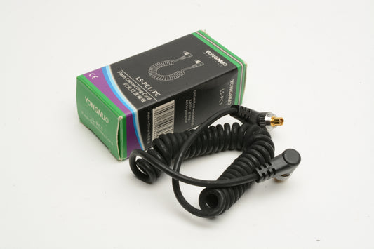 Yongnuo LS-PC1 coiled flash connecting cord, NIB