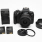 Canon EOS R100 Mirrorless w/18-45mm, 2X Batts, charger, <2K Acts! Mint-