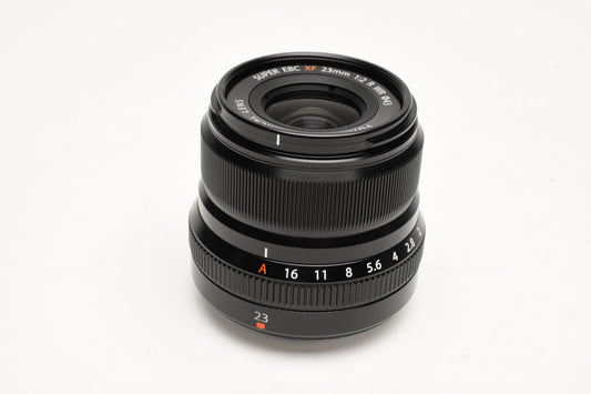 Fujifilm Fujinon XF 23mm f2 R WR lens, Boxed, UV, Hood, USA, Great