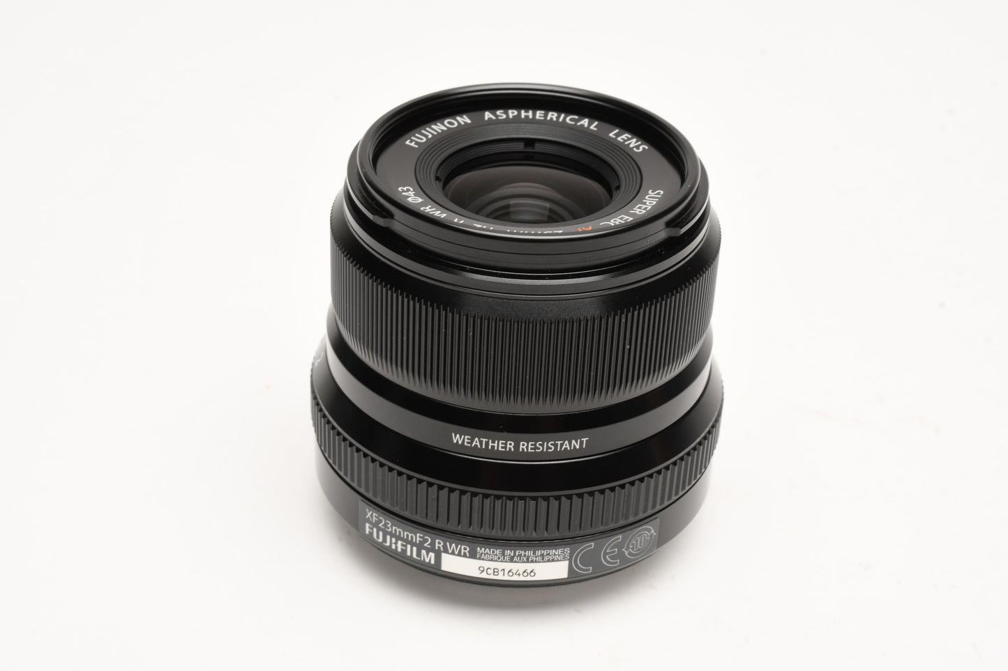 Fujifilm Fujinon XF 23mm f2 R WR lens, Boxed, UV, Hood, USA, Great
